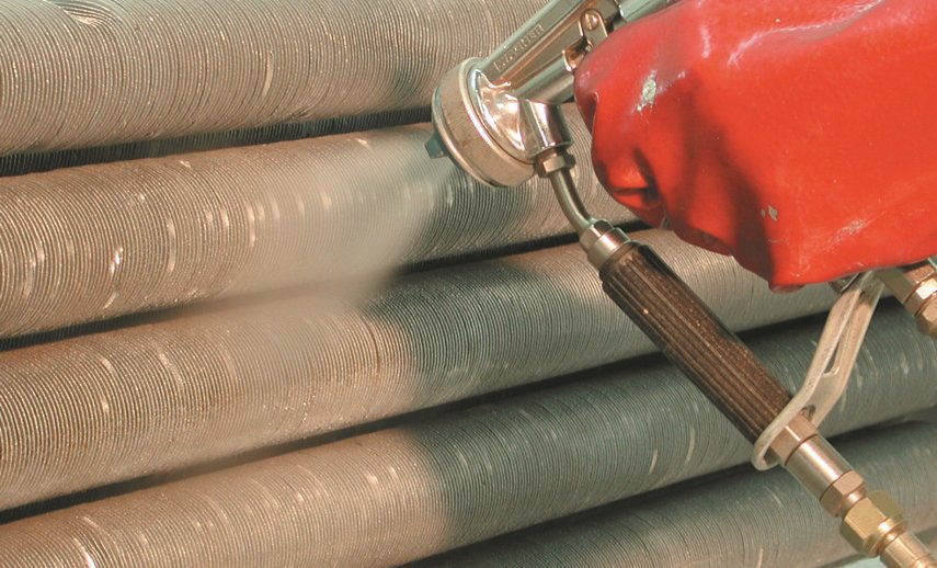 Rivestimento del tubo alettato